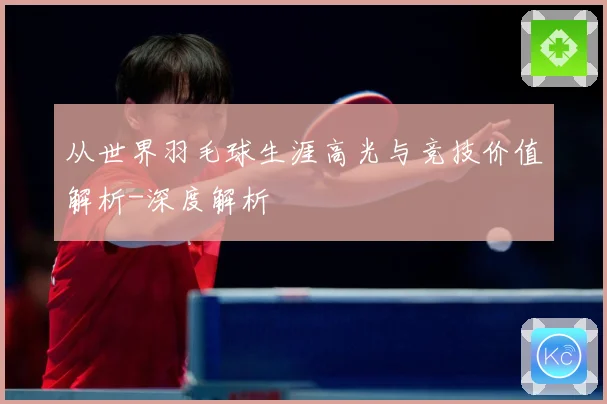 从世界羽毛球生涯高光与竞技价值解析-深度解析